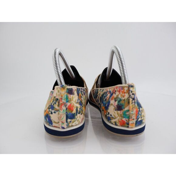 Rebecca Minkoff Loafers Women's Size 7 Sable Canvas Floral Print Slip On Shoes - Picture 5 of 11